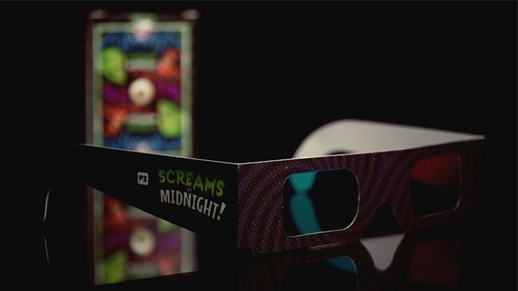 Screams at Midnight Playing Cards with 3D-Glasses Included - Merchant of Magic