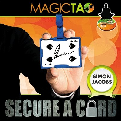 Secure A Card (Blue) by Simon Jacobs - Merchant of Magic