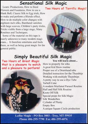 Sensational Silk Magic And Simply Beautiful Silk Magic by Duane Laflin - DVD - Merchant of Magic