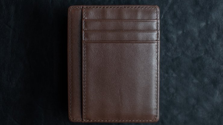 Shadow Wallet Bourbon Tan Leather by Dee Christopher - Merchant of Magic