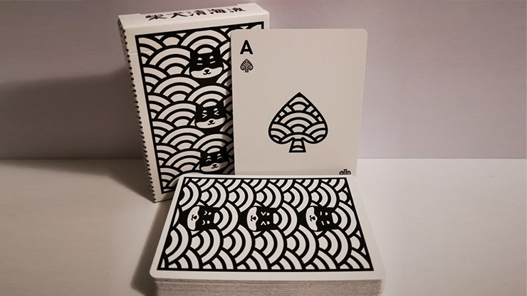 Shiba Seigaiha Playing cards - Merchant of Magic