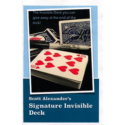 Signature Invisible Deck by Scott Alexander - Merchant of Magic