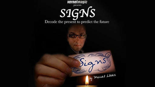 SIGNS (Gimmicks and Online Instructions) by Vernet - Merchant of Magic