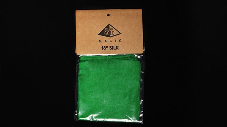 Silk 18 inch - Green by Pyramid Gold Magic - Merchant of Magic