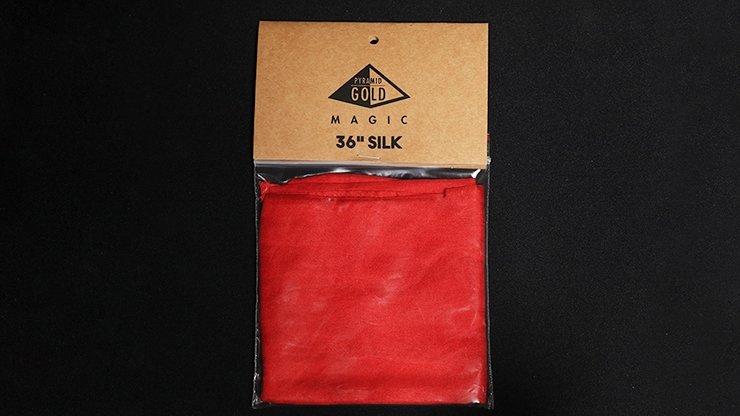 Silk 36 inch - Bright Red by Pyramid Gold Magic - Merchant of Magic