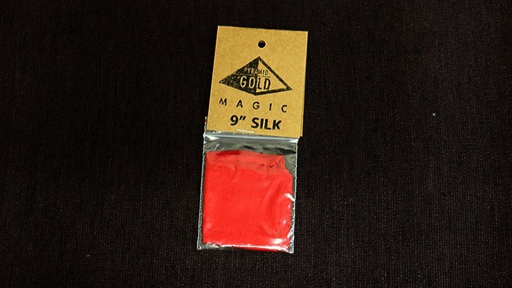 Silk 9 inch - Bright Red by Pyramid Gold Magic - Merchant of Magic