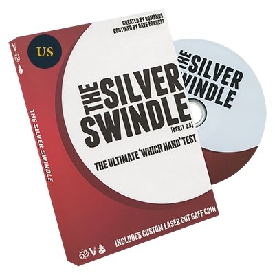 Silver Swindle (US Quarter) by Dave Forrest - DVD - Merchant of Magic