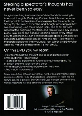 Simply Psychic by Ross Johnson - DVD - Merchant of Magic