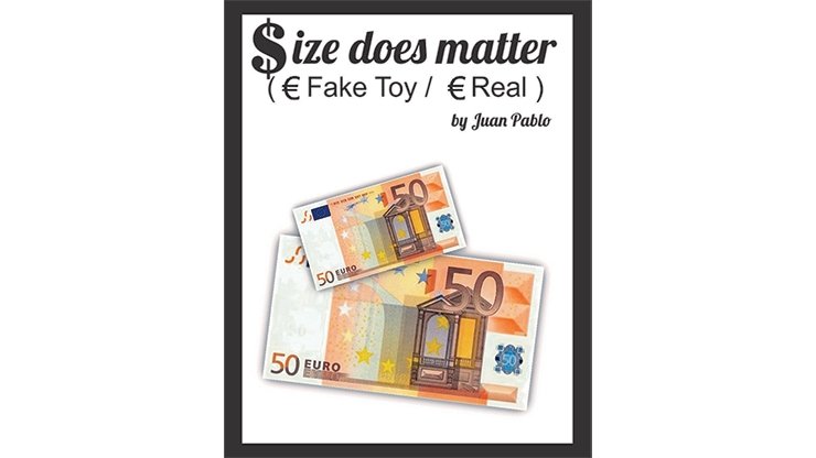 Size Does Matter EURO (Gimmicks and Online Instructions) by Juan Pablo Magic - Merchant of Magic