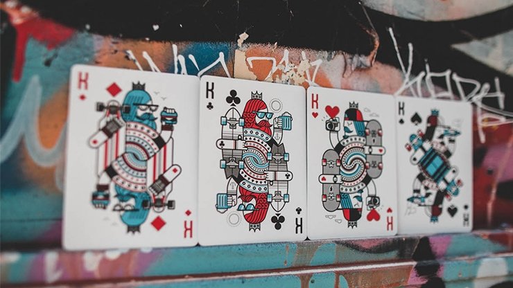 Skateboard V2 (marked) Playing Cards by Riffle Shuffle - Merchant of Magic