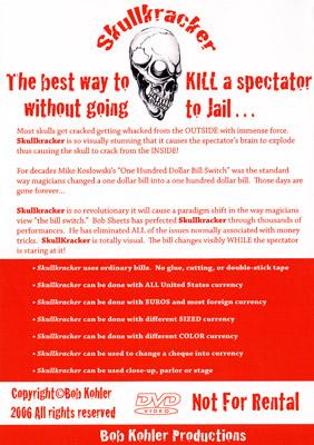 Skullkracker by Bob Sheets - DVD - Merchant of Magic