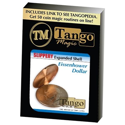 Slippery Expanded Shell Eisenhower Dollar by Tango - Merchant of Magic