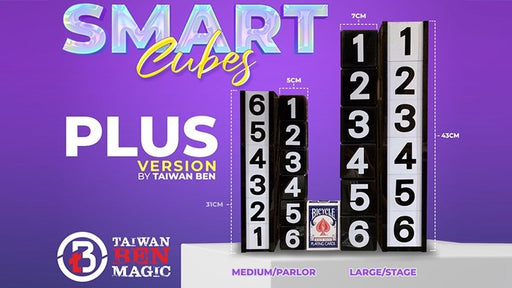 Smart Cubes PLUS (Large/Stage) by Taiwan Ben - Trick - Merchant of Magic