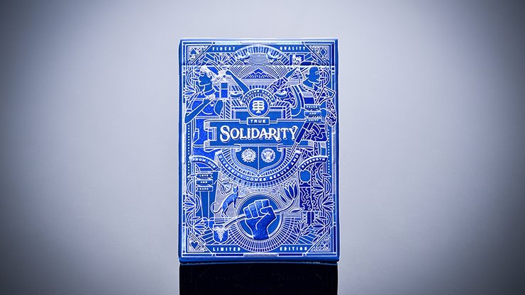 Solidarity (Navy Blue) Playing Cards By Riffle Shuffle - Merchant of Magic