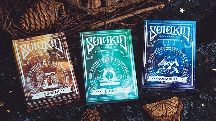 Solokid Constellation Series V2 (Aquarius) Playing Cards by BOCOPO - Merchant of Magic