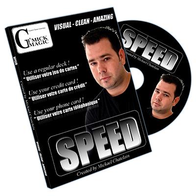 Speed (DVD and BLUE Bicycle Card) by Mickael Chatelain - DVD - Merchant of Magic