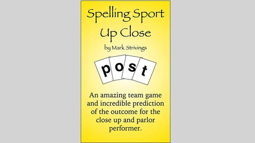 SPELLING SPORT CLOSE -UP by Mark Strivings - Trick - Merchant of Magic