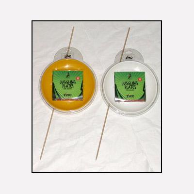 Spinning Plate Set (W/Wooden Stick and DVD) - Green by Zyko - Merchant of Magic