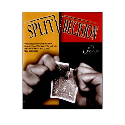 Split Decision (With DVD) by Joshua Jay - Merchant of Magic