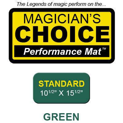 Standard Close-Up Mat (GREEN - 10.5x15.5) by Ronjo - Merchant of Magic