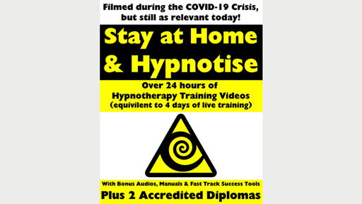 STAY AT HOME & HYPNOTIZE - HOW TO BECOME A MASTER HYPNOTIST WITH EASEBy Jonathan Royle & Stuart "Harrizon" Cassels Mixed Media DOWNLOAD - Merchant of Magic