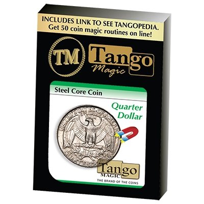 Steel Core Coin US Quarter Dollar (D0030) by Tango - Merchant of Magic