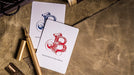 Steel Playing Cards (Red) by Bocopo - Merchant of Magic