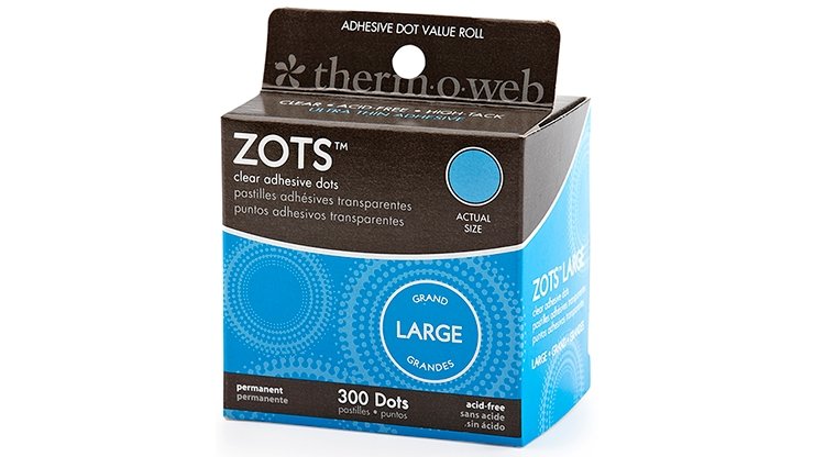 Sticky Dots Large (1/2" Diameter) Roll of 300 - Merchant of Magic
