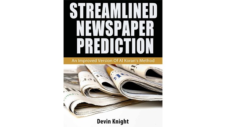 Streamlined Newspaper Prediction by Devin Knight eBook - Merchant of Magic