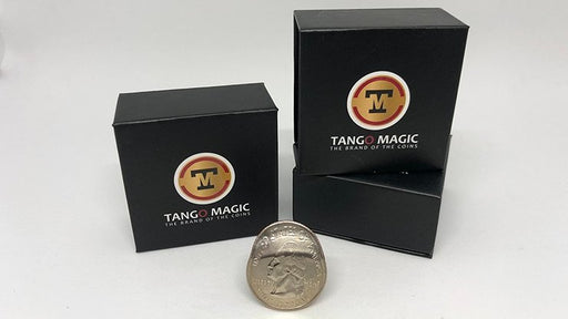 Stretched Coin Quarter Dollar by Tango - Merchant of Magic