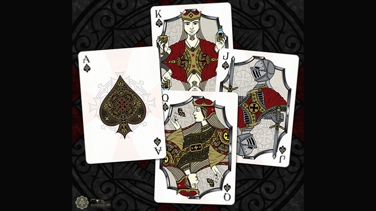 Stronghold Crimson Special Edition Playing Cards - Merchant of Magic