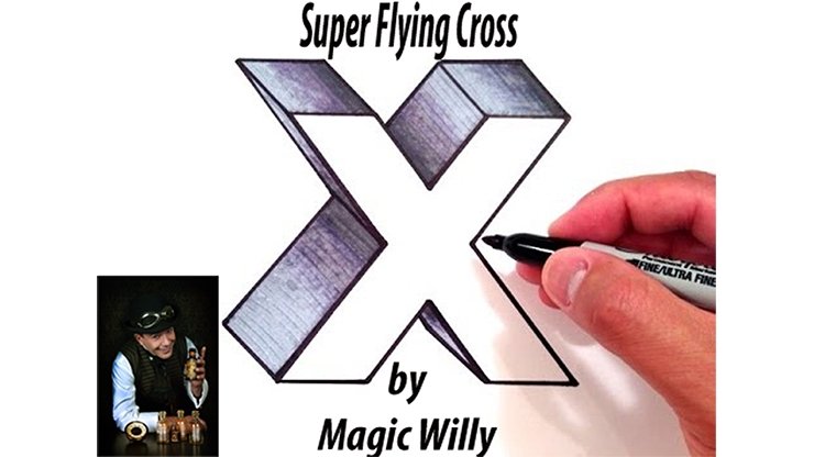 Super Flying Cross by Luigi Boscia - VIDEO DOWNLOAD - Merchant of Magic