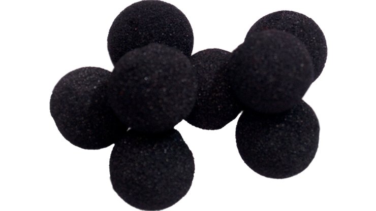 Super Soft Mini Sponge Ball (Black) Bag of 8 mini per bag. - Merchant of Magic