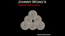Super Triple Coin - Quarter by Johnny Wong - Merchant of Magic