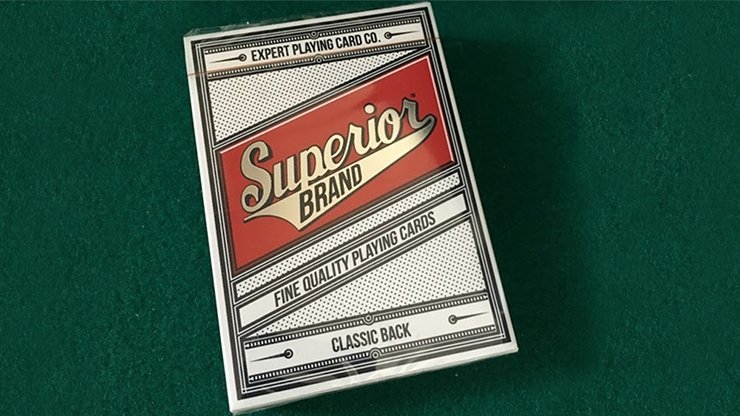 Superior Invisible (Red) Playing Cards by Expert Playing Card Co - Merchant of Magic
