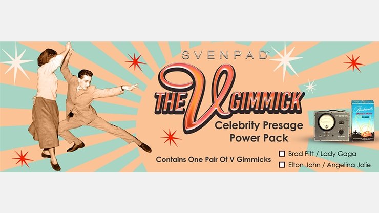 SvenPad Celebrity Presage V Gimmick Power Pack (Brad/Gaga) - Merchant of Magic
