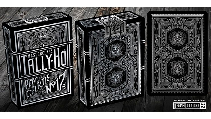 Tally-Ho Masterclass (Black) Playing Cards - Merchant of Magic