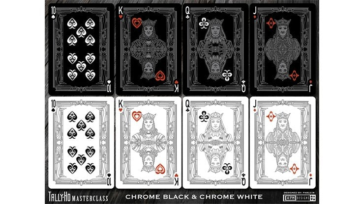 Tally-Ho Masterclass (Black) Playing Cards - Merchant of Magic