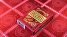 Tally-Ho Red (Circle) MetalLuxe Playing Cards by US Playing Cards - Merchant of Magic