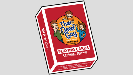 That Deaf Guy RED Cardinal Edition Playing Cards - Merchant of Magic