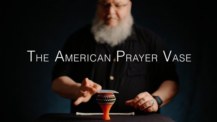 The American Prayer Vase Genie Bottle ORANGE by Big Guy's Magic- Trick - Merchant of Magic