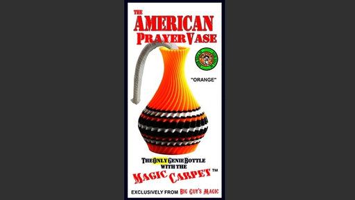 The American Prayer Vase Genie Bottle ORANGE by Big Guy's Magic- Trick - Merchant of Magic