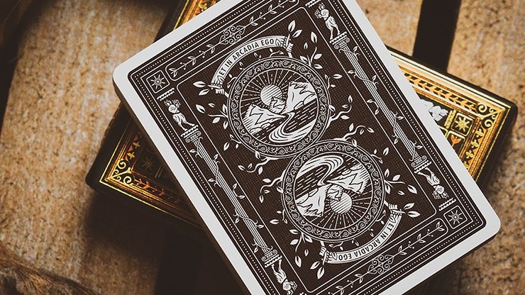The Arcadia Signature Edition Playing Cards - Brown by Arcadia Playing Cards - Merchant of Magic