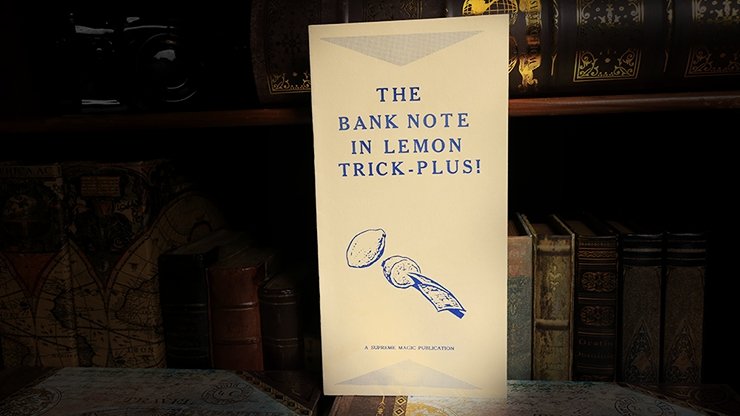 The Bank Note in Lemon Trick - Book - Merchant of Magic