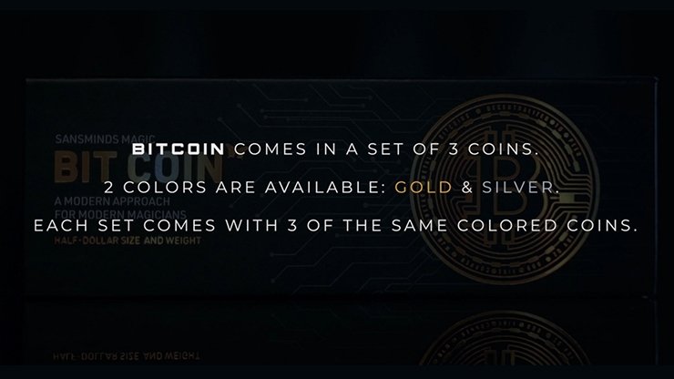 The Bitcoins Gold (3 Gimmicks and Online Instructions) - Merchant of Magic