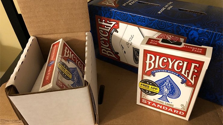 The Blind Wizard Deck Red Bicycle (Gimmicks and Online Instructions) - Merchant of Magic