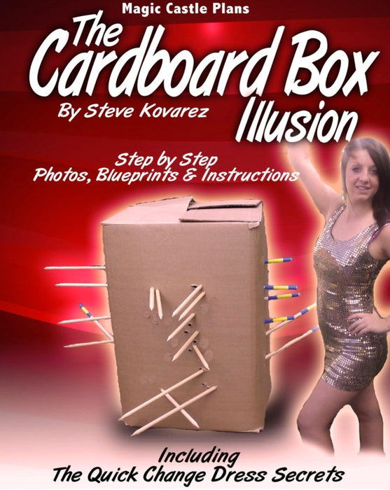 The Cardboard Box Illusion Plans - INSTANT DOWNLOAD - Merchant of Magic