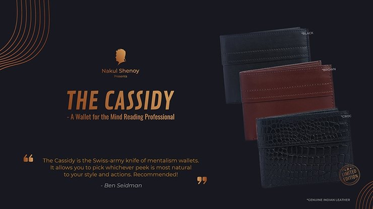 THE CASSIDY WALLET BLACK by Nakul Shenoy - Trick - Merchant of Magic