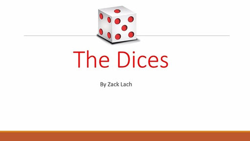 The Dices by Zack Lach - VIDEO DOWNLOAD - Merchant of Magic