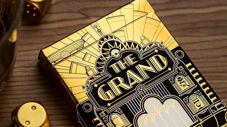 The Grand Golden Glamor Foiled Edition Playing Cards by Riffle Shuffle - Merchant of Magic